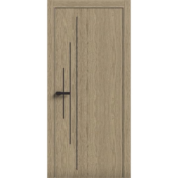 Двери межкомнатные Terminus Light ПК 11 КАРАМЕЛЬ Молдинг ЧЕРНЫЙ или серый