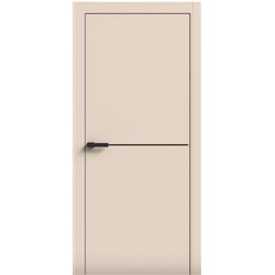 Двери межкомнатные Terminus Light ПК 03  Магнолия Молдинг ЧЕРНЫЙ или СЕРЫЙ