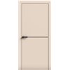 Двери межкомнатные Terminus Light ПК 03  Магнолия Молдинг ЧЕРНЫЙ или СЕРЫЙ