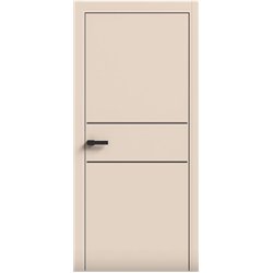 Двері міжкімнатні Terminus Light ПК 04 Магнолія Молдинг ЧОРНИЙ або СІРИЙ 