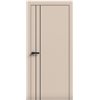 Двери межкомнатные Terminus Light ПК 05 Магнолия Молдинг ЧЕРНЫЙ или СЕРЫЙ