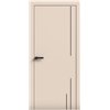 Двері міжкімнатні Terminus Light ПК 10 Магнолія Молдинг ЧОРНИЙ або СІРИЙ