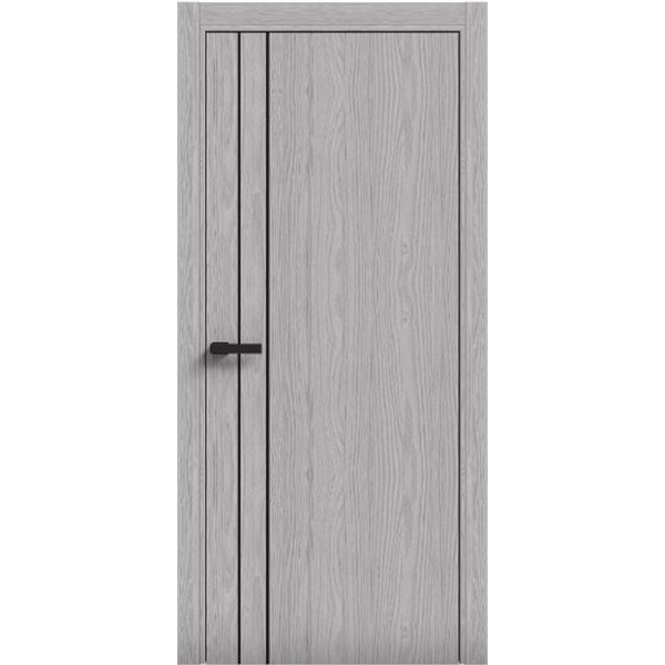 Двери межкомнатные Terminus Light ПК 05 ЗЕФИР Молдинг ЧЕРНЫЙ или СЕРЫЙ 