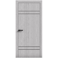 Двери межкомнатные Terminus Light ПК 08 ЗЕФИР Молдинг ЧЕРНЫЙ или СЕРЫЙ