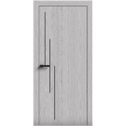 Двери межкомнатные Terminus Light ПК 12 ЗЕФІР Молдинг ЧЕРНЫЙ или серый