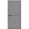 Двері міжкімнатні Terminus Light ПК 03 Сірий Молдинг ЧОРНИЙ або СІРИЙ 