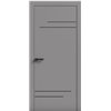 Двери межкомнатные Terminus Light ПК 09 Сірий Молдинг ЧЕРНЫЙ или серый