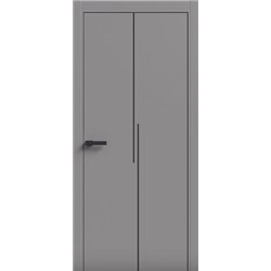 Двері міжкімнатні Terminus Light ПК 17 Сірий Молдинг ЧОРНИЙ або СІРИЙ