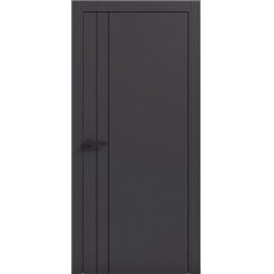 Двери межкомнатные Terminus Light ПК 05 Антрацит Молдинг ЧЕРНЫЙ или СЕРЫЙ