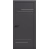 Двери межкомнатные Terminus Light ПК 09 Антрацит Молдинг ЧЕРНЫЙ или серый