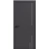 Двери межкомнатные Terminus Light ПК 10 Антрацит Молдинг ЧЕРНЫЙ или серый