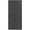 Двери межкомнатные Terminus Light ПК 13 Антрацит Молдинг ЧЕРНЫЙ или серый