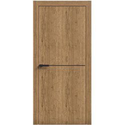 Двери межкомнатные Terminus Light ПК 03 Дуб Античный Молдинг ЧЕРНЫЙ или СЕРЫЙ 