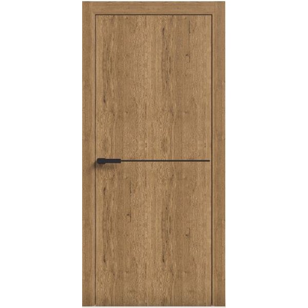 Двери межкомнатные Terminus Light ПК 03 Дуб Античный Молдинг ЧЕРНЫЙ или СЕРЫЙ 