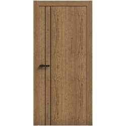 Двери межкомнатные Terminus Light ПК 05 Дуб Античный Молдинг ЧЕРНЫЙ или СЕРЫЙ