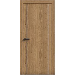 Двери межкомнатные Terminus Light ПК 13 Дуб Античный  Молдинг ЧЕРНЫЙ или серый