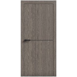 Двері міжкімнатні Terminus Light ПК 03 ПЕКАН  Молдинг ЧОРНИЙ або СІРИЙ