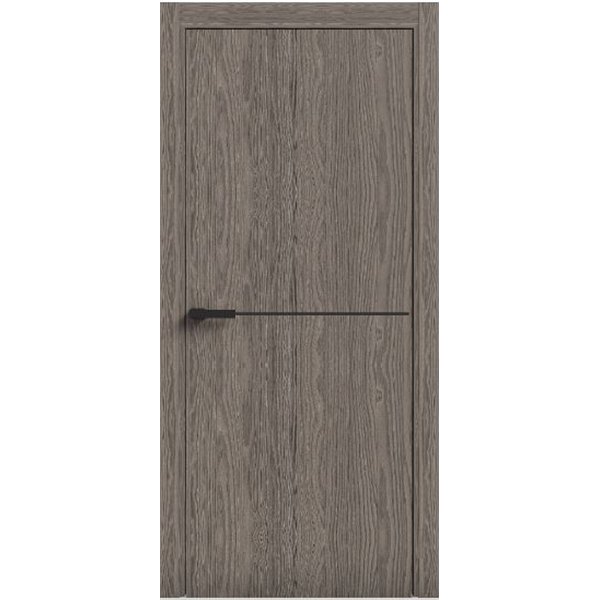 Двері міжкімнатні Terminus Light ПК 03 ПЕКАН  Молдинг ЧОРНИЙ або СІРИЙ