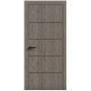 Двері міжкімнатні Terminus Light ПК 07 ПЕКАН  Молдинг ЧОРНИЙ або СІРИЙ 