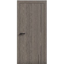 Двері міжкімнатні Terminus Light ПК 10 ПЕКАН Молдинг ЧОРНИЙ або СІРИЙ