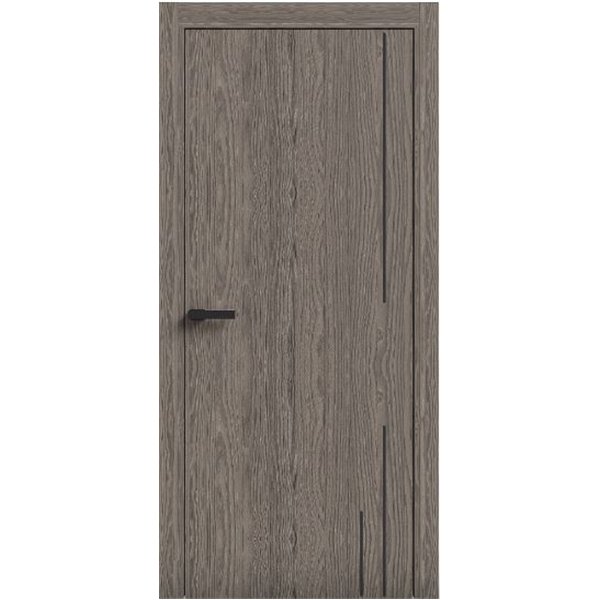 Двері міжкімнатні Terminus Light ПК 10 ПЕКАН Молдинг ЧОРНИЙ або СІРИЙ