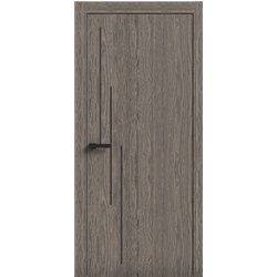 Двері міжкімнатні Terminus Light ПК 12 ПЕКАН Молдинг ЧОРНИЙ або СІРИЙ