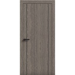 Двері міжкімнатні Terminus Light ПК 13 ПЕКАН Молдинг ЧОРНИЙ або СІРИЙ