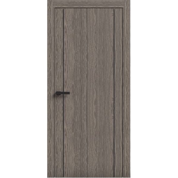 Двері міжкімнатні Terminus Light ПК 13 ПЕКАН Молдинг ЧОРНИЙ або СІРИЙ