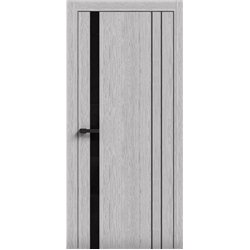 Двери межкомнатные Terminus Light ПК 15 ЗЕФІР стекло Молдинг ЧЕРНЫЙ или серый 