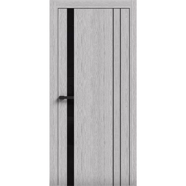 Двери межкомнатные Terminus Light ПК 15 ЗЕФІР стекло Молдинг ЧЕРНЫЙ или серый 