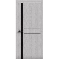 Двери межкомнатные Terminus Light ПК 16 ЗЕФІР стекло Молдинг ЧЕРНЫЙ или серый  