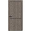 Двері міжкімнатні Terminus Light ПК 04 ПЕКАН  Молдинг ЧОРНИЙ або СІРИЙ