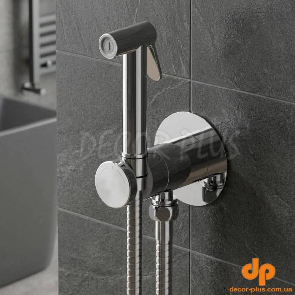 ZDUP128CR TWEET LOCK Набір гігієнічного душу прихованого монтажу, хром (1 сорт)