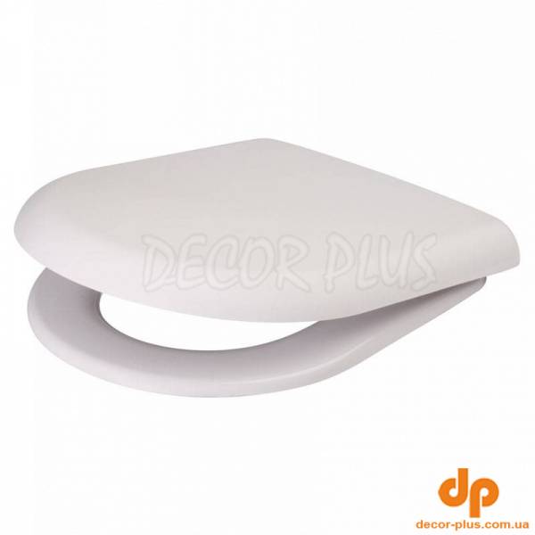 Сидіння д/унітазу MERIDA, поліпр пов падіння з пласт кріпл