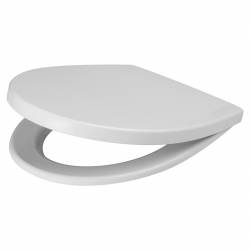 Сидіння д/унітазу DELFI, поліпропілен антибактеріальне пластик кріпл