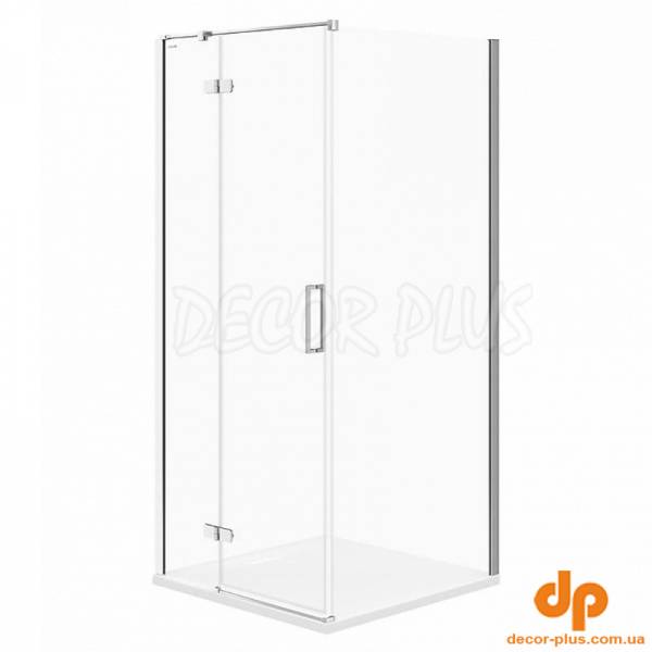 Душ штора JOTA 90х90х195, кутова, ліва, скло прозоре