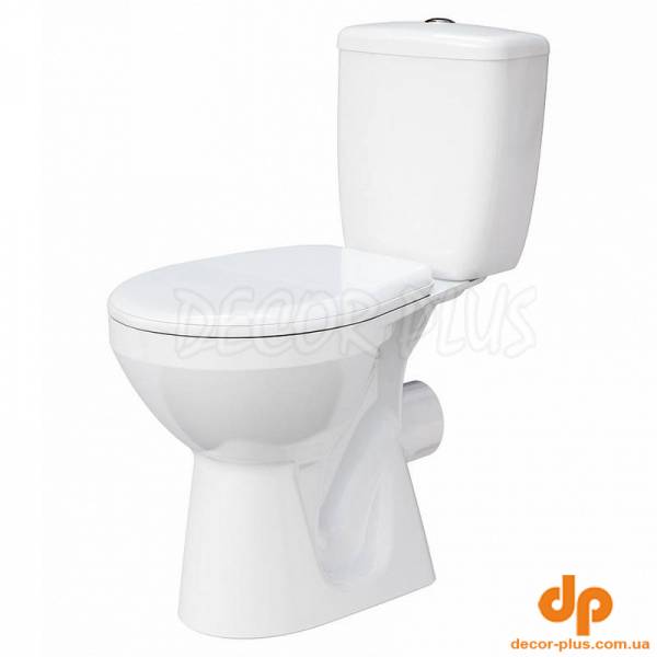 Унітаз-компакт 373 MITO GREY 010 гор злив, 3/6,бічн підв+сид поліпр пластик кріпл