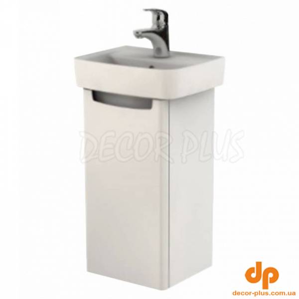 Шафка REKORD 31см д/раковини К91942, білий глянець., універсал.монтаж дверей