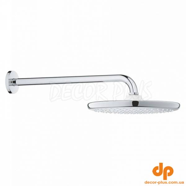 Верхній душ TEMPESTA 250 (1пол) з кронштейном 380мм, хром