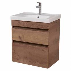 Шафка ВІНТАЖ 60+раковина FRAME 60, аліканте, консольна