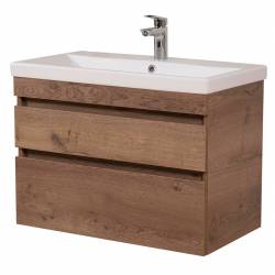 Шафка ВІНТАЖ 80+раковина ELITE 80, аліканте, консольна