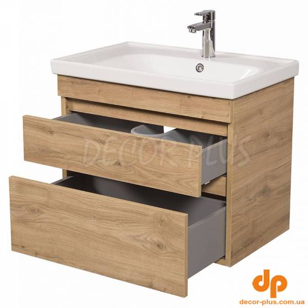 Шафка ВІНТАЖ 80+раковина ELITE 80, севілья, консольна