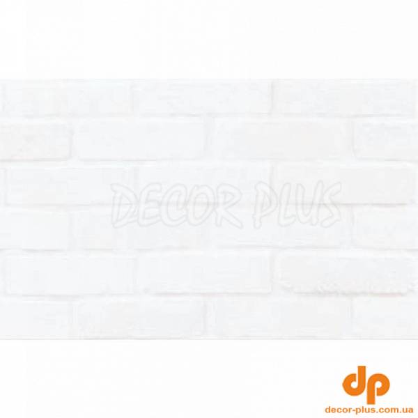 Кахель д/стіни WHITE BRICKS STRUCTURE Mat 25х40