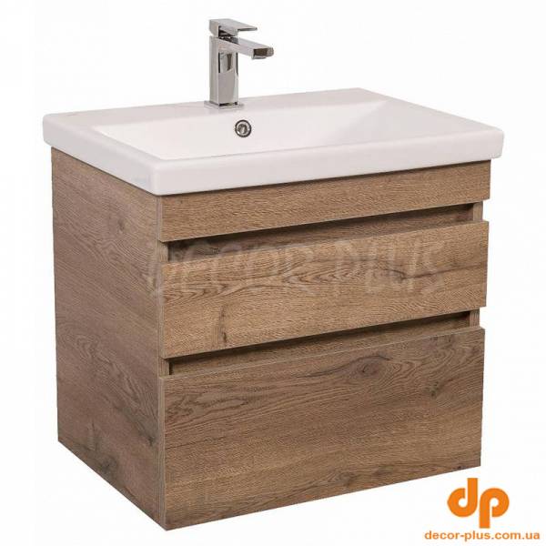 Шафка ВІНТАЖ 60+раковина ELITE 60, севілья, консольна