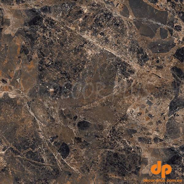 Грес DELUXE Коричневий 032/L 60х60 Pol