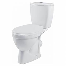 Унітаз-компакт ANTYSPLASH кос, 3/6, ниж+сид.поліпропілен