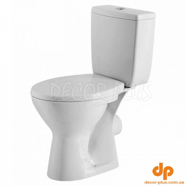 Унітаз-компакт 818 CRETA SE 011 гор злив, 3/6,нижн підв+сид поліпр пластик кріпл