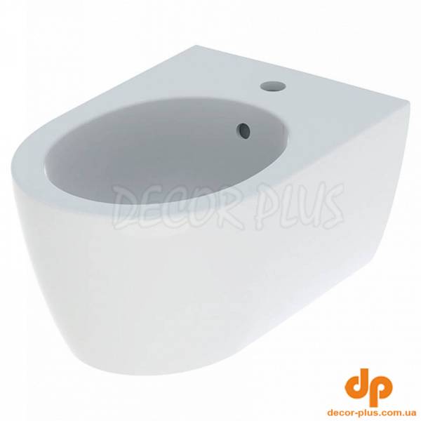 Біде iCon, підвісне, овальне, закрита форма, білий