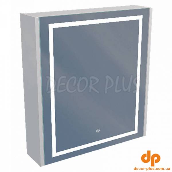 Шафка дзеркальна PRIME 2 600 LED по периметру+сенсор