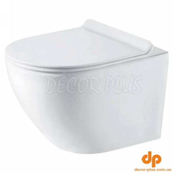 Чаша підвісного унітаза ROUND Smart з сидінням Soft-close (Tornado 3.0)